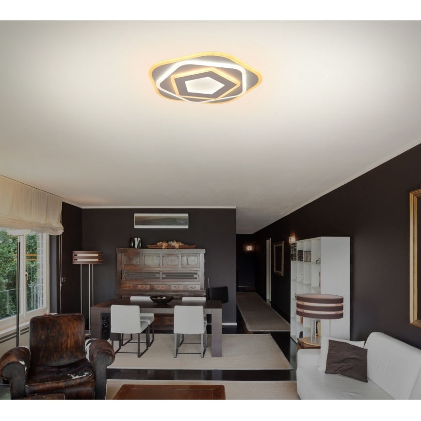 Brilagi - LED himmennettävä kattovalaisin MODERN MINI LED/53W/230V 3000/4000/6000K halkaisija 30 cm + kaukosäädin
