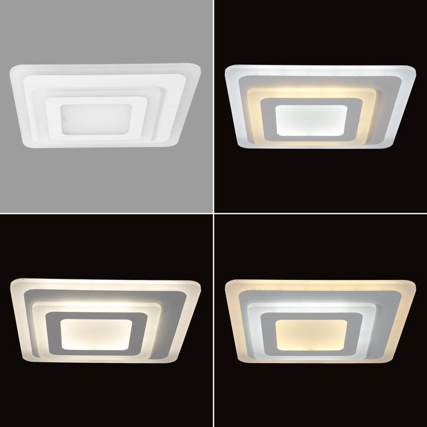 Brilagi - LED himmennettävä kattovalaisin MODERN MINI LED/65W/230V 3000/4000/6000K 37x37 cm + kaukosäädin