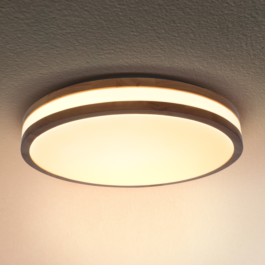 Brilagi - LED-kattovalaisin MOLINA LED/24W/230V tammi