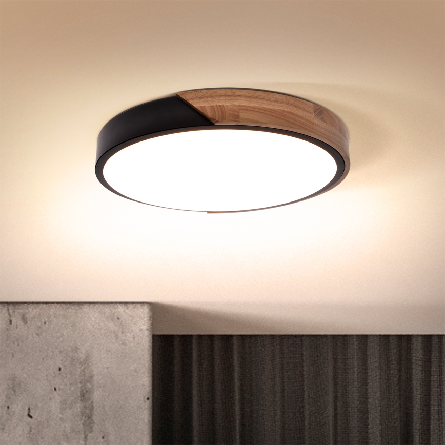 Brilagi - LED-kattovalaisin PILANA LED/24W/230V tammi halkaisija 30 cm