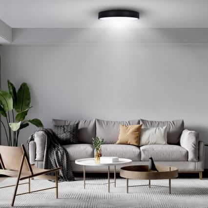 Brilagi - LED-kattovalaisin POOL LED/48W/230V 3000/4500/6000K halkaisija 40 cm musta