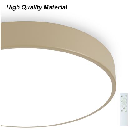 Brilagi - Himmennettävä kattovalaisin POOL SMART LED/48W/230V 3000-6000K 40 cm Wi-Fi Tuya beige + kaukosäädin