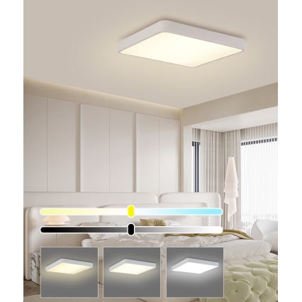Brilagi - LED-kattovalaisin POOL SQUARE LED/36W/230V 3000/4500/6000K 40x40 cm valkoinen