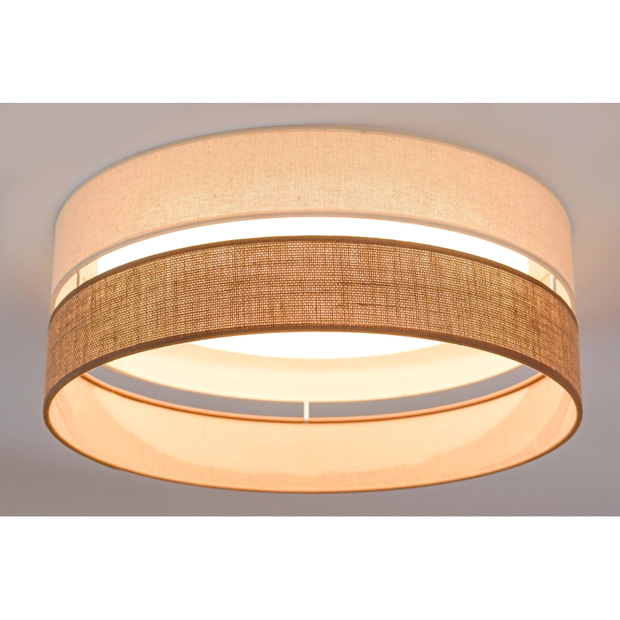 Brilagi - LED-kattovalaisin ROYAL YUTE LED/24W/230V halkaisija 45 cm beige/kerma