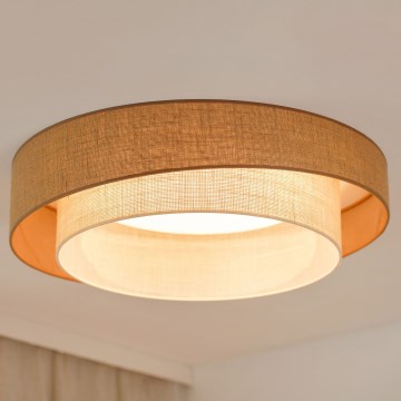 Brilagi - LED-kattovalaisin SHINE LED/24W/230V halkaisija 60 cm beige/kerma