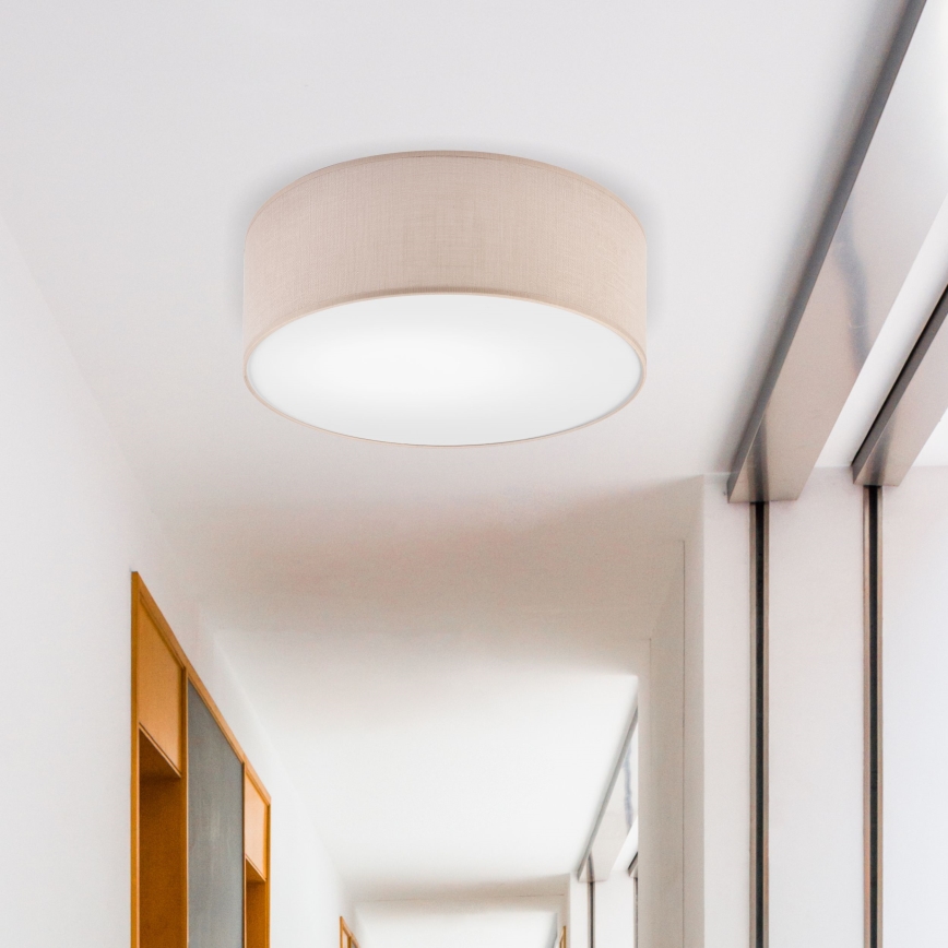 Brilagi - LED-kattovalaisin SIRIJA LED/12W/230V halkaisija 35 cm beige