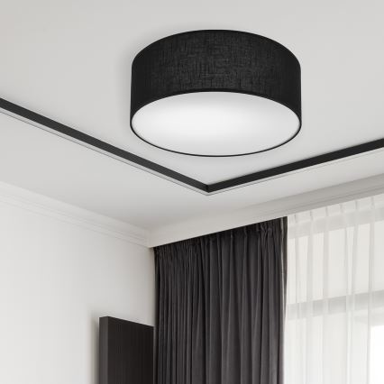 Brilagi - LED-kattovalaisin SIRIJA LED/12W/230V halkaisija 35 cm musta