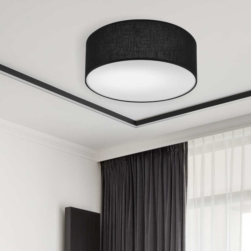 Brilagi - LED-kattovalaisin SIRIJA LED/12W/230V halkaisija 35 cm musta