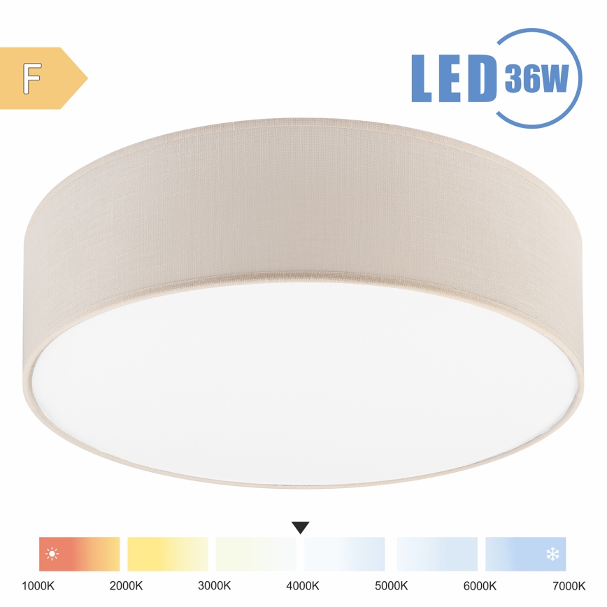 Brilagi - LED-kattovalaisin SIRIJA LED/36W/230V halkaisija 45 cm kerma
