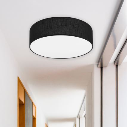 Brilagi - LED-kattovalaisin SIRIJA LED/36W/230V halkaisija 45 cm musta