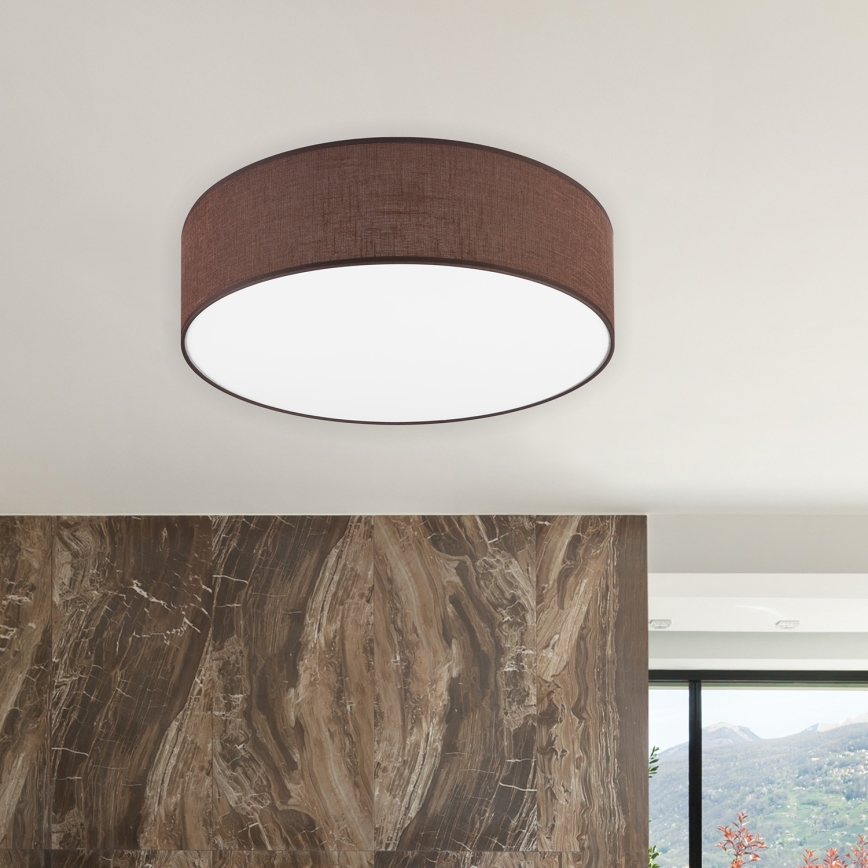 Brilagi - LED-kattovalaisin SIRIJA LED/36W/230V halkaisija 45 cm ruskea