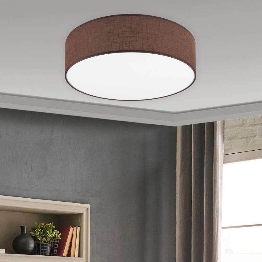 Brilagi - LED-kattovalaisin SIRIJA LED/36W/230V halkaisija 45 cm ruskea