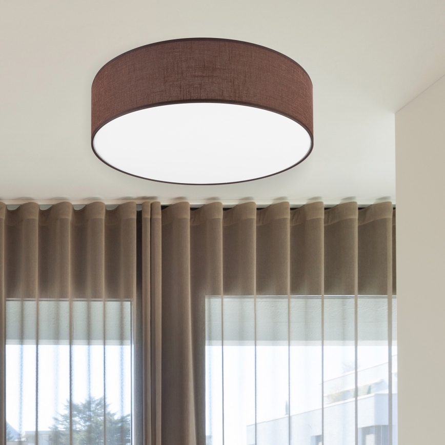 Brilagi - LED-kattovalaisin SIRIJA LED/36W/230V halkaisija 45 cm ruskea