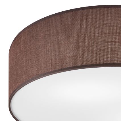 Brilagi - LED-kattovalaisin SIRIJA LED/36W/230V halkaisija 45 cm ruskea
