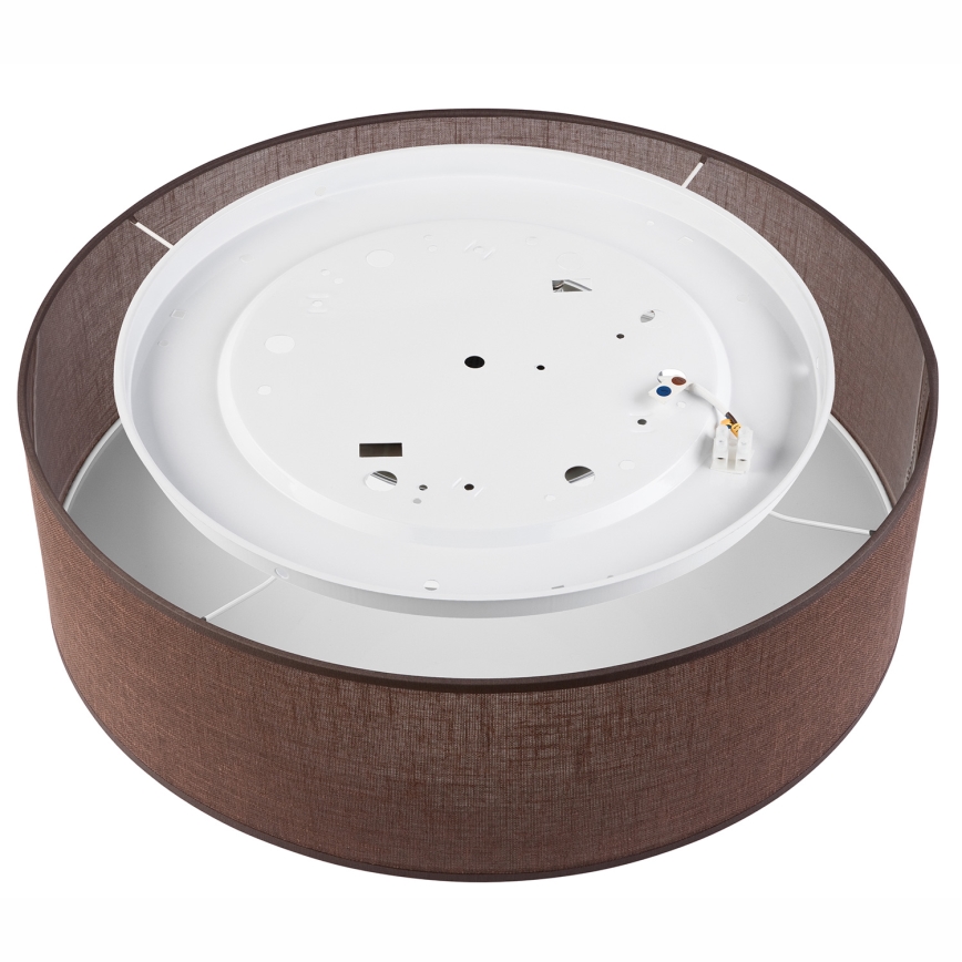 Brilagi - LED-kattovalaisin SIRIJA LED/36W/230V halkaisija 45 cm ruskea