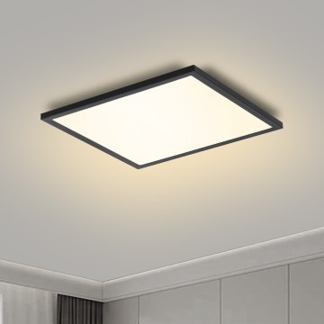 Brilagi - LED-kattovalaisin SLIMFRAME LED/25W/230V 30x30 cm musta