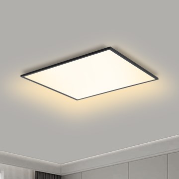 Brilagi - LED-kattovalaisin SLIMFRAME LED/36W/230V 45x45 cm musta