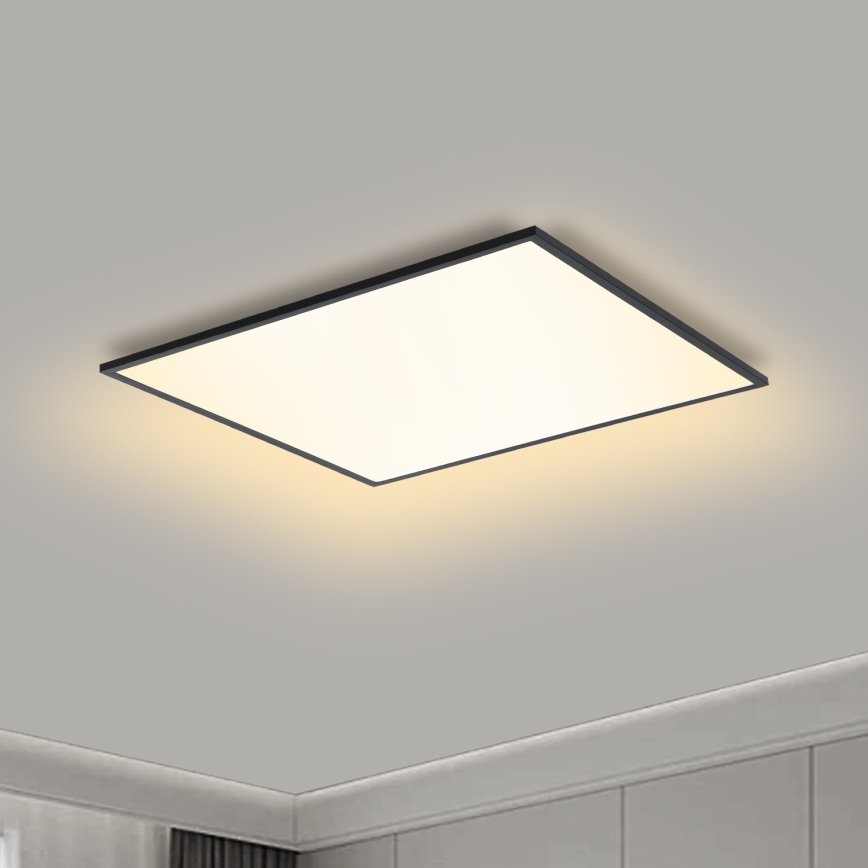 Brilagi - LED-kattovalaisin SLIMFRAME LED/36W/230V 45x45 cm musta