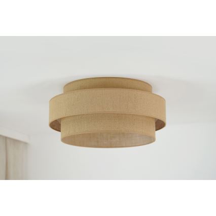 Brilagi - LED-kattovalaisin SPACE YUTE LED/12W/230V halkaisija 50 cm 3000K/4000K/6400K beige