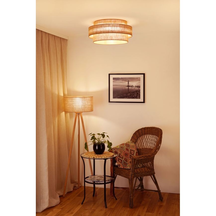 Brilagi - LED-kattovalaisin SPACE YUTE LED/12W/230V halkaisija 50 cm 3000K/4000K/6400K beige
