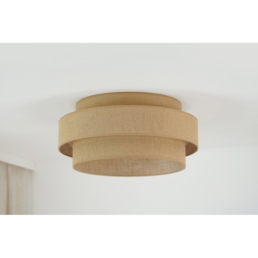 Brilagi - LED-kattovalaisin SPACE YUTE LED/12W/230V Ø 50 cm 3000K/4000K/6400K beige