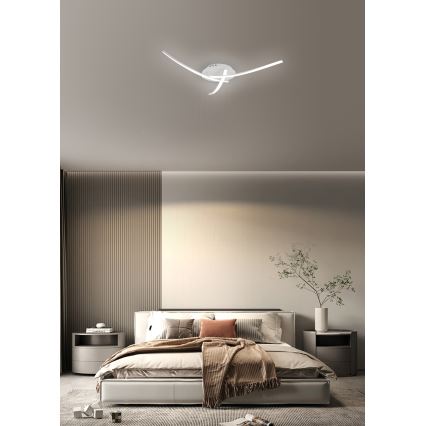 Brilagi - LED-kattovalaisin STRIPES LED/24W/230V valkoinen