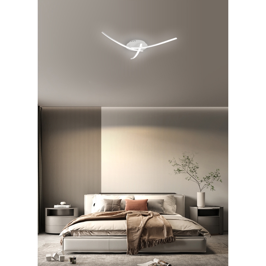 Brilagi - LED-kattovalaisin STRIPES LED/24W/230V valkoinen