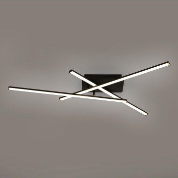 Brilagi - LED-kattovalaisin STRIPES LED/30W/230V 51x78 cm musta