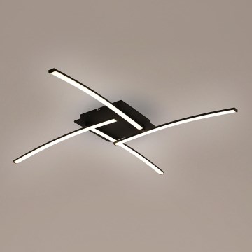 Brilagi - LED-kattovalaisin STRIPES LED/32W/230V musta