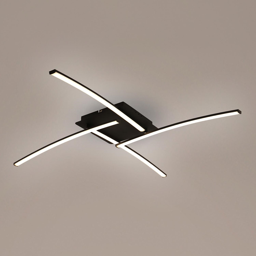 Brilagi - LED-kattovalaisin STRIPES LED/32W/230V musta