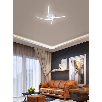 Brilagi - LED-kattovalaisin STRIPES LED/32W/230V valkoinen
