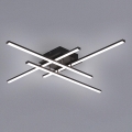 Brilagi - LED-kattovalaisin STRIPES LED/37W/230V 68x68 cm musta