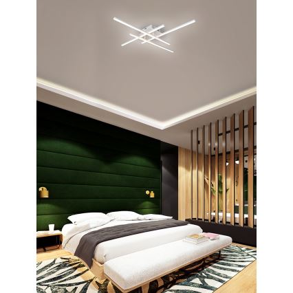 Brilagi - LED-kattovalaisin STRIPES LED/37W/230V valkoinen