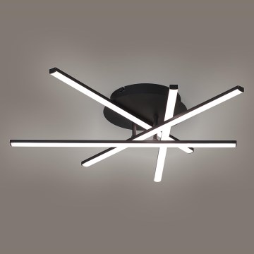 Brilagi - LED-kattovalaisin STRIPES LED/40W/230V musta