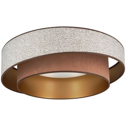 Brilagi - LED-kattovalaisin VEGAS SHINE LED/24W/230V halkaisija 60 cm ruskea