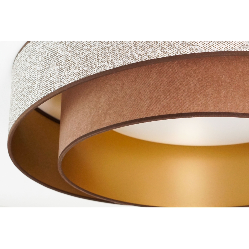 Brilagi - LED-kattovalaisin VEGAS SHINE LED/24W/230V halkaisija 60 cm ruskea