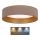 Brilagi - LED Kattovalaisin VELVET LED/12W/230V d. 30 cm 3000K/4000K/6400K beige/kulta