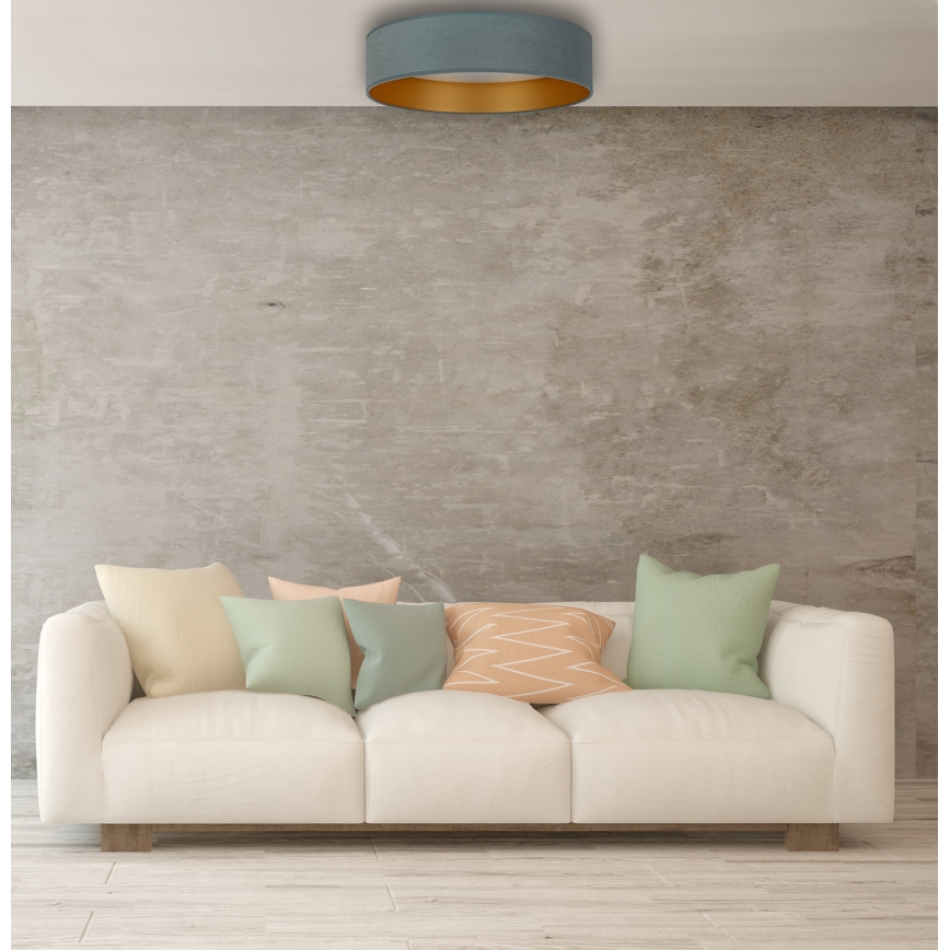 Brilagi - LED Kattovalaisin VELVET LED/12W/230V d. 30 cm 3000K/4000K/6400K minttu/kulta