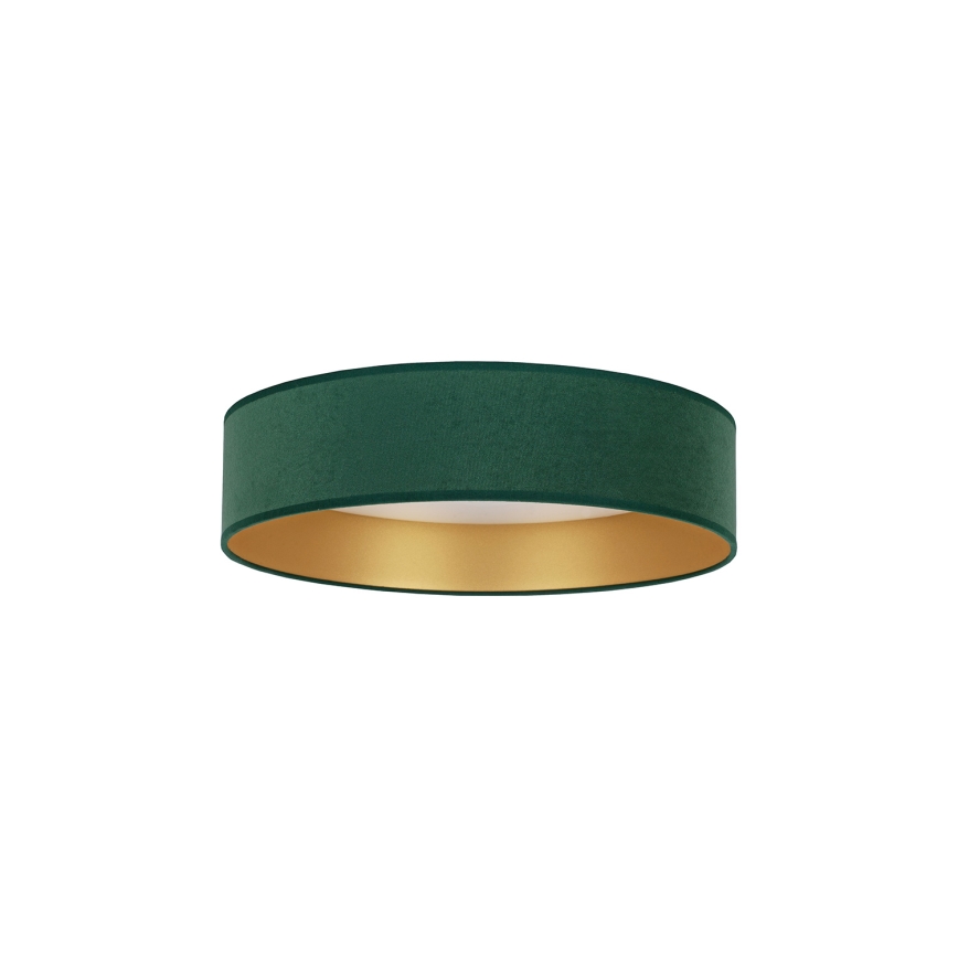 Brilagi - LED Kattovalaisin VELVET LED/12W/230V d. 30 cm 3000K/4000K/6400K vihreä/kulta