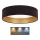 Brilagi - LED Kattovalaisin VELVET LED/12W/230V d. 30 cm 3000K/4000K/6400K musta/kulta