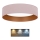 Brilagi - LED Kattovalaisin VELVET LED/12W/230V d. 30 cm 3000K/4000K/6400K pinkki/kulta