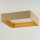 Brilagi - LED-kattovalaisin VELVET SQUARE LED/24W/230V beige