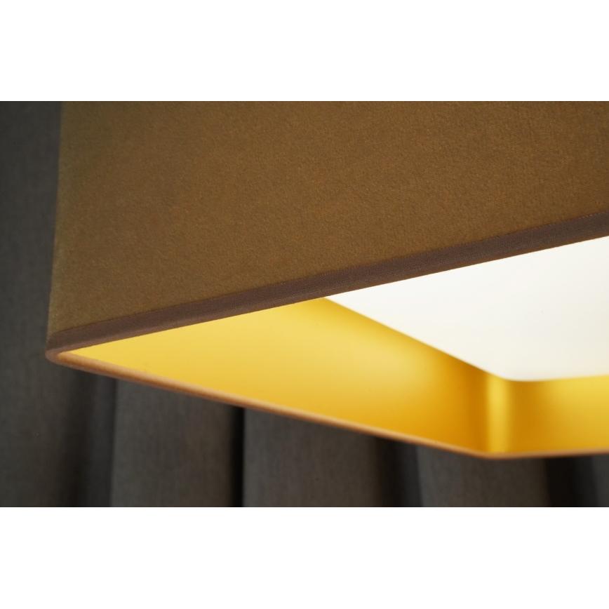 Brilagi - LED-kattovalaisin VELVET SQUARE LED/24W/230V beige