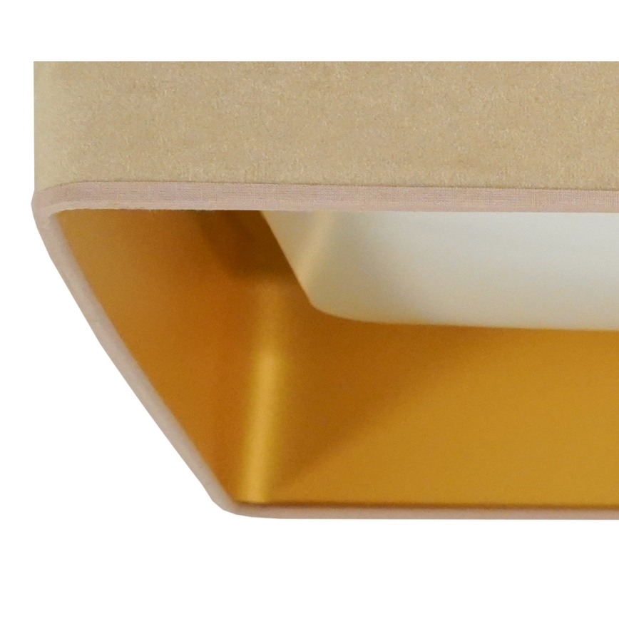 Brilagi - LED-kattovalaisin VELVET SQUARE LED/24W/230V beige