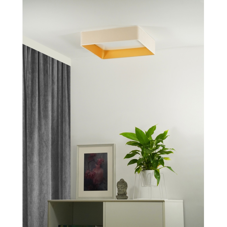 Brilagi - LED-kattovalaisin VELVET SQUARE LED/24W/230V kerma