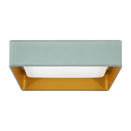 Brilagi - LED-kattovalaisin VELVET SQUARE LED/24W/230V minttu