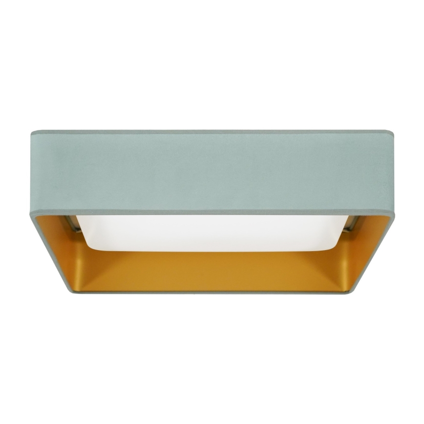 Brilagi - LED-kattovalaisin VELVET SQUARE LED/24W/230V minttu
