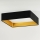 Brilagi - LED-kattovalaisin VELVET SQUARE LED/24W/230V musta