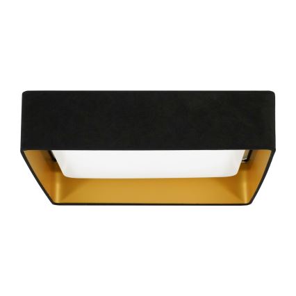 Brilagi - LED-kattovalaisin VELVET SQUARE LED/24W/230V musta