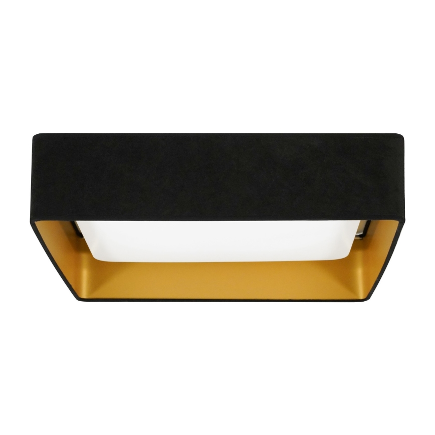 Brilagi - LED-kattovalaisin VELVET SQUARE LED/24W/230V musta